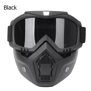Motorcycle Goggles Removable Mask Riding Cycling Safety Glass Shield Windproof Glasses Motocross Eyewear