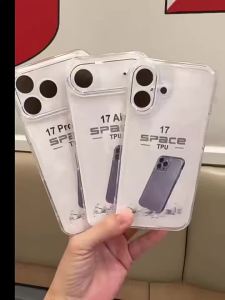 Transparent and Thickened Suitable for iphone17promax iPhone Case 16e/17pro Soft Shell 17air Simple 17
