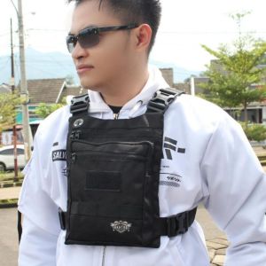 chestbag tas dada saptama akhtar terbaru hitam