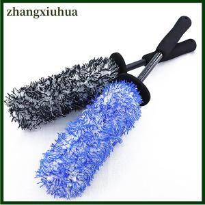 zhangxiuhua Wheels Brush Car Wash Super Brush Microfiber Premium Non-Slip Handle Easy To Cleaning Rims Spokes Wheel Barrel Car Accessories