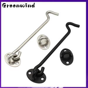 Greenwind 1 Bộ chốt cửa nhà kho chốt mắt móc cabin khóa dễ dàng cho cửa sổ cổng nhà kho
