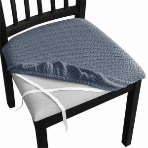 Elastic Jacquard Stool Cover Stretchable Dustproof Dining Seat Protectors Furnitures Cover AntiSlip Seat Protectors