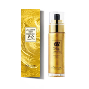 Kormesic Highlighter Liquid Body Shimmer Oil Glitter Pengkilap Tubuh Glowing Berkilau
