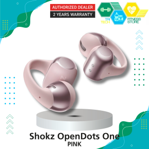Shokz OpenDots ONE PINK Open-Ear Clip-On Wireless Earbuds - 6.5g Ultra-Lightweight Comfort Headphones - Dolby Audio with Bassphere Tech 3-Mic AI Clear Calls & 40H Battery