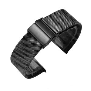 Tali Jam Watch Strap Generic For Samsung Galaxy Watch 7 6 5 4 / FE Milanese Mesh Folding Buckle Strap 20mm
