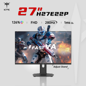 KTC 27" 280Hz 1ms FHD Gaming Monitor Adjust Stand Free/G Sync E-Sport Low Blue Light Monitor H27E22P