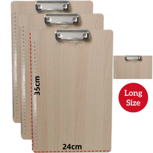 A4/Long Board Clip Board Clips Wooden Clipboard Letter Size Protection Material Folder Hard Board Writing Board Base Plate Painting Art Clip Writing Menu Board Clip