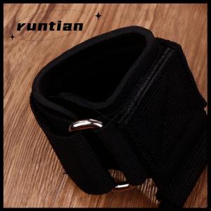 runtian Có Thể Điều Chỉnh Mạnh Mẽ Thép Móc Nắm Dây Đeo Trọng Lượng Nâng Sức Mạnh Đào Tạo Phòng Tập Thể Dục Tập Thể Dục Màu Đen Hỗ Trợ Cổ Tay Nâng Dây Đeo