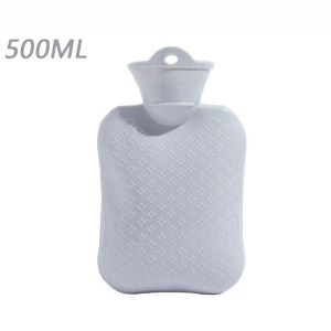 [Fast Shipping] 500ml Winter Hot Water Bag PVC Explosion proof and Heat Resistant Hand Warm Waist Bag Suitable for Home Bedding Gifts