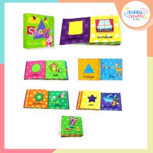 Kiddie Stuffs || Alphabet Numbers Color and Shapes Cloth Book for Babies Early Leaning Educational Toys
