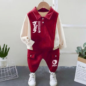 baju dan celana joger anak usia 1 tahun sampai 5 tahun motif godzila
