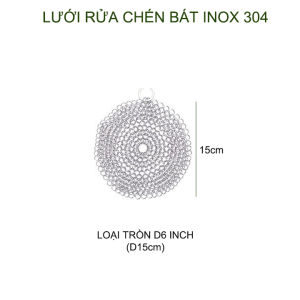 Lưới rửa bán chén thế hệ mới bằng inox 304 bền chắc chắn