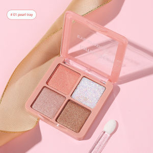 cadia🔥Perona Mata 4 Warna Tahan Lama / Perona Mata Matte Shimmer Tahan Air Riasan Kecantikan