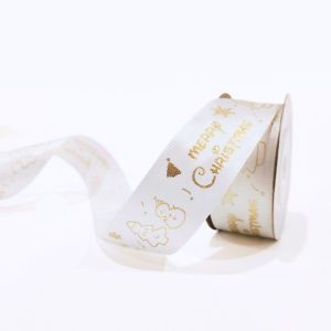 1 ROLL Pita Motif Natal Premium Christmas Ribbon 9 Meter - Hiasan Dekorasi Pohon Natal PS110