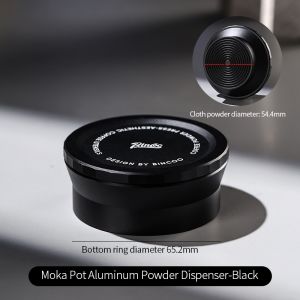 Bincoo ấm moka Nhà Phân Phối Tamper Espresso Portafilter bột cà phê Báo Chí bột cà phê Packer Ngăn Chặn Bột Bay Và đổ