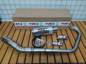 Knalpot Racing Kawasaki Bajaj Pulsar Ns200 200Ns 200Dtsi 180Ug 220F 135 180 200 220 NS Dtsi UG F Ninja 250SL 250 SL RR Mono Sc Project Crt