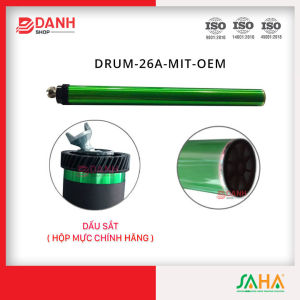 Cây Drum (trống)-MITSU-Dùng cho hộp mực 26ACanon 052 HP M402d-M402n-M420dw-M426 Canon LBP 214dw/215d/MF426dw