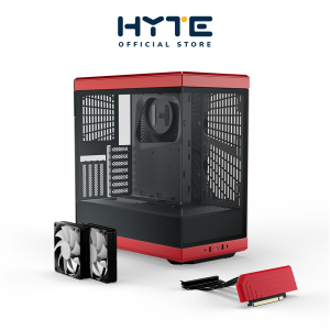 [HYTE Official Store] HYTE Y40 BLACK/RED (Computer case / เคสคอมพิวเตอร์)
