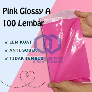 plastik packing 20x30 polymailer 100PCS Glossy polymailer motif premium Termurah Anti Sobek