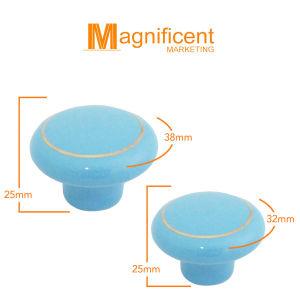 Ceramic Handle Wall Hook 104 32mm Small (10 pieces)