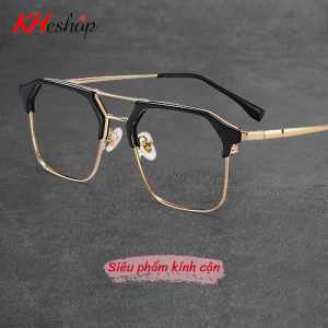 Kính cận thị form to gọng Hợp Kim cao cấp đủ độ cận thị mã Y0902