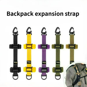 1PC Outdoor Backpack Extension Shoulder Strap Hanging Strap Hiking Backpack Modification MOLLE External Accessories Hanging Rope