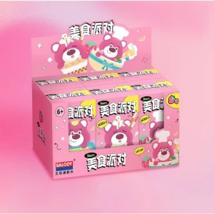 Đồ chơi Hộp xếp hình đồ ăn Strawberry Bear Mô hình lắp ráp gấu 16352 Balody