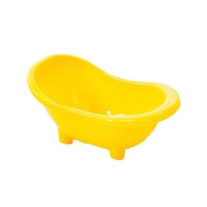 CARING PETS Mini Hamster Bathtub Plastic Solid Color Hamster Bathing Sand Room Hamster Bathing Toy Hamster Bath Basin Pet Mouse Bathing Bathtub For Hamsters Mouse Squirrels
