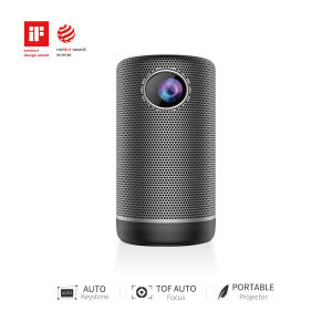 Powch Smart Mini Portable Projector Home Theater and a Red dot award winning