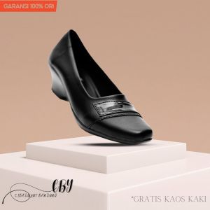 CBY mey sepatu pantopel kerja wanita sepatu formal wanita pantofel sepatu kantor wanita sepatu slip on kerja wanita sepatu wedges sepatu heels wanita