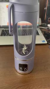 Portable Electric Juicer Blender 450ml 8 Blades Travel Juicer Machine Rechargeable Shakes Smoothie Blenders Fresh Juice Cup