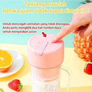 Blender Gelas Juice Jus Buah Cup Portable Mini Juicer USB Rechargeable