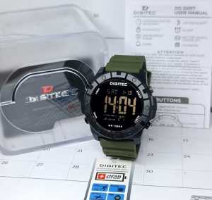 Jam Tangan Pria Sport Digital Digitec 5201 Rubber Strap Tahan Air Free Box Garansi 1 tahun