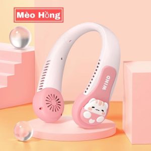 Đồ Chơi Trẻ Em Quạt Đeo Cổ Mini Không Cánh Hình Thú 3D Cho Người Lớn-Trẻ Em Sạc Tích Điện Dụng Lượng Pin 4000mAH 3 Cấp Độ Gió-Tiệm Nhà Sóc 2023