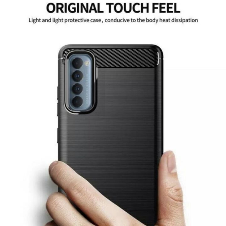 OPPO RENO RENO 4F RENO PRO Soft Case IPAKY Carbon Fiber