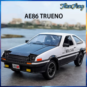 Tomy Tomica Initial D AE86 Childrens toy car with double doors and double lights