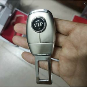 1 Chốt cắm đai an toàn chốt chồng đai ngắt chuông cho ô tô - Có thể cắm nối tiếp - Chất liệu Inox mạ Crom cao cấp