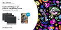Wacom Intuos Medium Bluetooth (CTL-6100WL) Graphic Drawing Pen Tablet. 