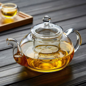 400ml/800ml Heat Resistant Glass Teapot Clear Japaness Style Tea Pot with Infuser for Flower Chinese Puer Tea Portable Tea Kettle