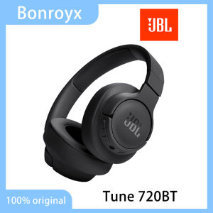 JBL Tune 720BT Wireless Over-Ear Headphones Bluetooth JBL Pure Bass Sound Foldable Design Memory Foam Ear Pads Built-in Microphone Hands-Free Calling Multi Device Connection