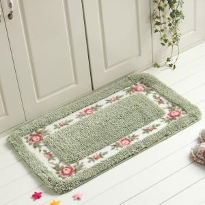 Soft Water Absorption Floor Mat Soft Red Carpet Anti-slip Bathroom Door Mat Soft Bath Mat Home Decor Floor Rug Carpet Chinese New Year Carpet 2022 CNY Floor Mat Pastoral Style Bathroom Mat Kitchen Bath Mat set toilet rug浴室地垫擦脚垫