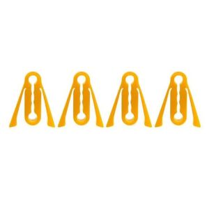 MASTERYX 4Pcs Soundproofing Car Door Shock Absorber Silicone Seal Door Lock Cover Sound Reduction Car Door Lock Sound Deadener Buffer for Quieter Closing