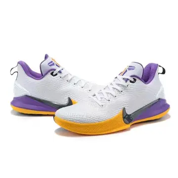 Kobe bryant shoes purple and yellow deals