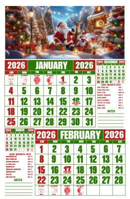 2026 Calendar.
