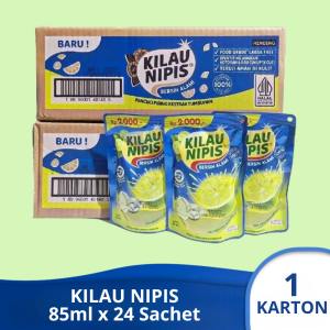 KILAU NIPIS Sabun Cuci Piring (1 KARTON) isi 85ml x 24 sachet