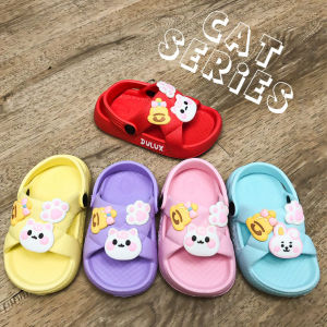 Sandal Slop Fuji Anak Perempuan Lucu Gambar Kucing - 539E 20/25