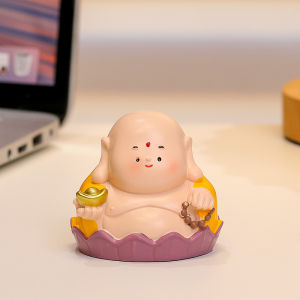 Zhongkui Cute Handmade Ornament High-End Gift Resin Craft God of Wealth New Chinese Style Office Desk Decoration Present