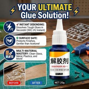 Strong Adhesive Remover Powerful Multi-Purpose Glue Cleaner for Sticky Residue and Tape Marks