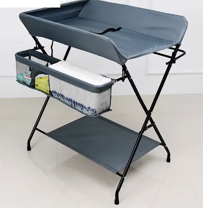 Folding changing clearance table