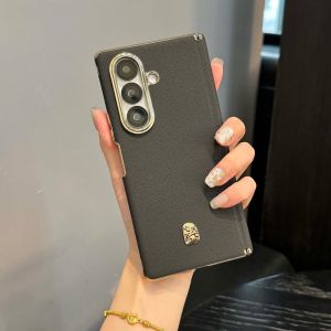 For Samsung Galaxy Z Fold 7 Case Luxury PU Leather Skin Comfortable plating Protective Back Cover Case For Samsung Z Fold7 Shell